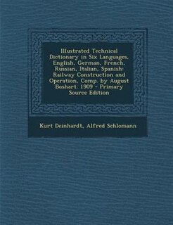 Front cover_Illustrated Technical Dictionary in Six Languages, English, German, French, Russian, Italian, Spanish