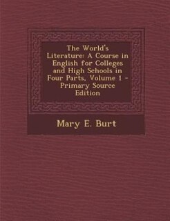 Couverture_The World's Literature