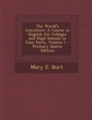 Couverture_The World's Literature
