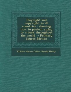 Front cover_Playright and copyright in all countries