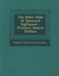 Front cover_The Elder Edda of Saemund Sigfusson - Primary Source Edition
