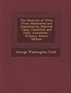 Front cover_The Doctrine of Ultra Vires