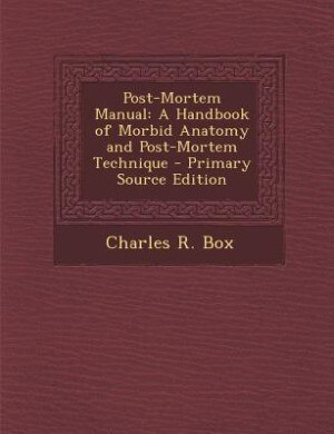 Front cover_Post-Mortem Manual