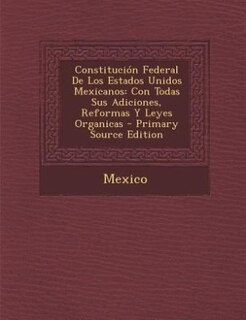 Front cover_Constitución Federal De Los Estados Unidos Mexicanos