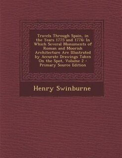 Front cover_Travels Through Spain, in the Years 1775 and 1776