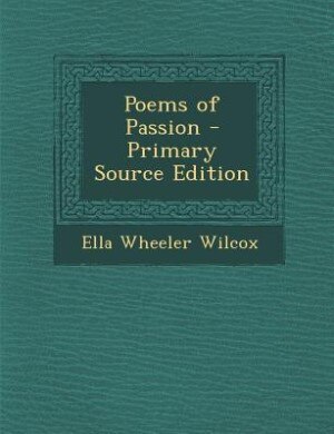 Front cover_Poems of Passion