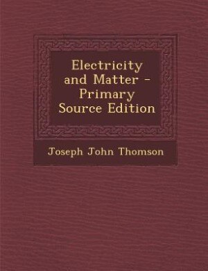 Couverture_Electricity and Matter