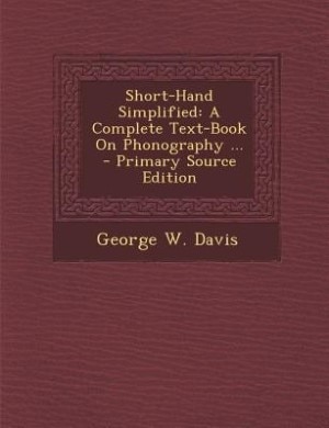 Couverture_Short-Hand Simplified