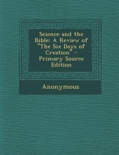 Front cover_Science and the Bible