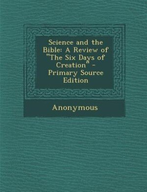 Front cover_Science and the Bible