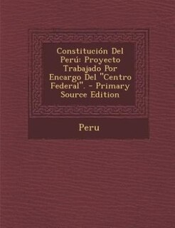 Couverture_Constitucion del Peru