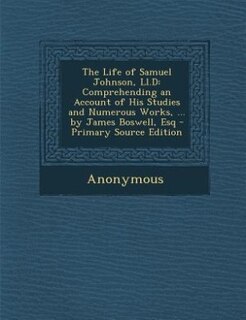 Couverture_The Life of Samuel Johnson, Ll.D