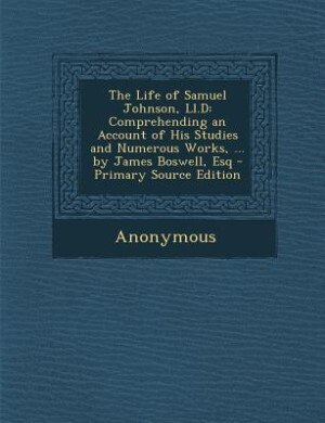 Couverture_The Life of Samuel Johnson, Ll.D
