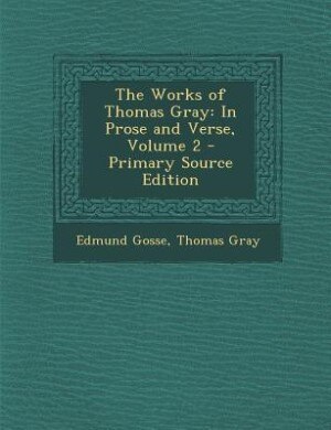 Couverture_The Works of Thomas Gray