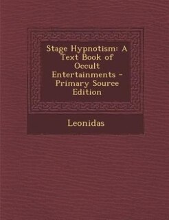 Couverture_Stage Hypnotism