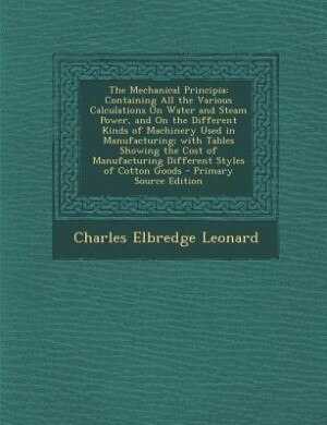 Front cover_The Mechanical Principia