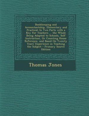 Front cover_Bookkeeping and Accountantship, Elementary and Practical