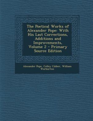 Front cover_The Poetical Works of Alexander Pope