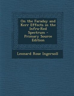 Front cover_On the Faraday and Kerr Effects in the Infra-Red Spectrum