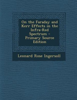 Front cover_On the Faraday and Kerr Effects in the Infra-Red Spectrum