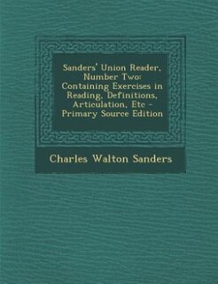 Couverture_Sanders' Union Reader, Number Two