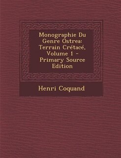 Front cover_Monographie Du Genre Ostrea