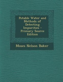 Couverture_Potable Water and Methods of Detecting Impurities