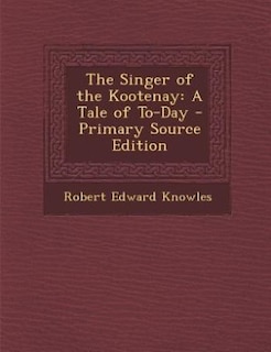Couverture_The Singer of the Kootenay