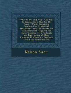 Front cover_What to Do, and Why
