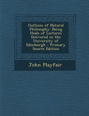 Couverture_Outlines of Natural Philosophy