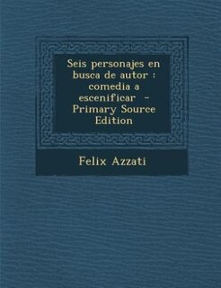 Front cover_Seis personajes en busca de autor