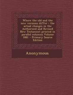 Front cover_Where the old and the new versions differ