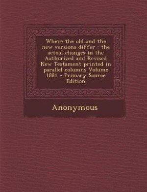 Front cover_Where the old and the new versions differ