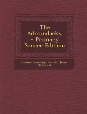 Front cover_The Adirondacks
