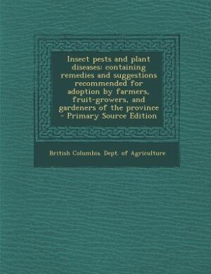 Couverture_Insect pests and plant diseases