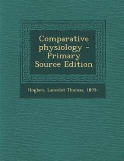 Front cover_Comparative physiology