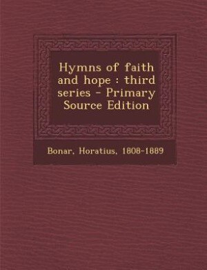 Couverture_Hymns of faith and hope