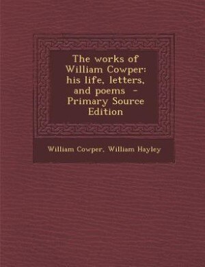 Front cover_The works of William Cowper