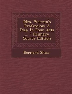 Front cover_Mrs. Warren's Profession