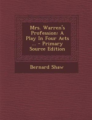 Front cover_Mrs. Warren's Profession