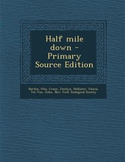 Front cover_Half mile down
