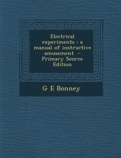 Front cover_Electrical experiments