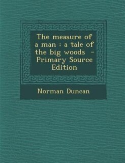 Front cover_The measure of a man