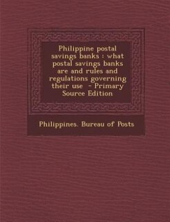 Front cover_Philippine postal savings banks