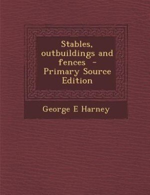 Front cover_Stables, outbuildings and fences