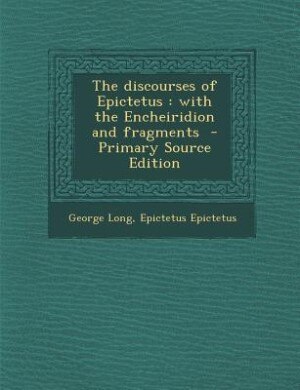 Front cover_The discourses of Epictetus
