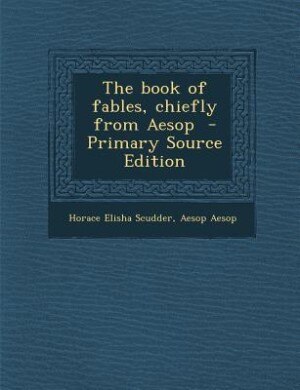 Couverture_The book of fables, chiefly from Aesop  - Primary Source Edition