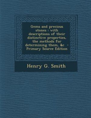 Front cover_Gems and precious stones