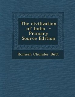 The civilization of India
