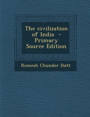 The civilization of India